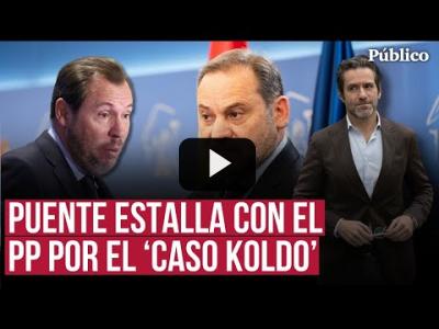 Embedded thumbnail for Video: Óscar Puente: &amp;quot;El PP no tiene autoridad moral para acusar a nadie de corrupción&amp;quot;