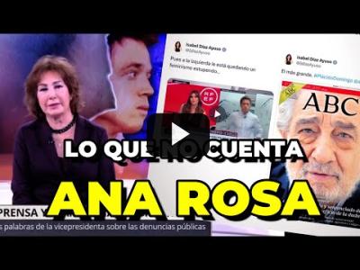 Embedded thumbnail for Video: Ana Rosa Quintana sobre el &amp;#039;Caso Errejón&amp;#039;, el &amp;#039;Caso Nevenka&amp;#039; e Isabel Díaz Ayuso