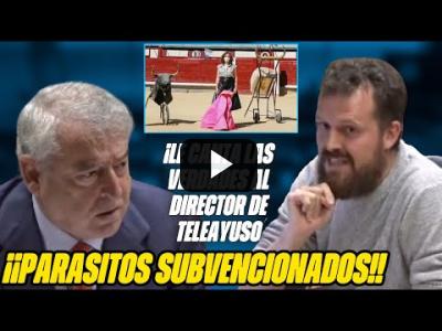 Embedded thumbnail for Video: PARÁSITOS SUBVENCIONADOS: La VERDAD de la TAUROMAQUIA!⚡ Padilla frente al Director de TELEAYUSO!