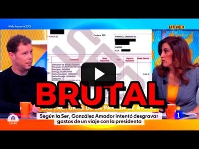 Embedded thumbnail for Video: Manu Levín reaparece de forma brillante en TVE y le tira este dardo a la periodista Ana Samboal