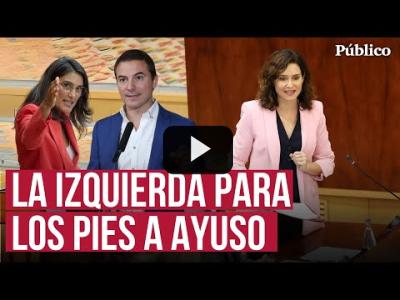 Embedded thumbnail for Video: Lobato pone contra las cuerdas a Ayuso en un aplaudido discurso: &amp;quot;Supere su obsesión con Sánchez&amp;quot;