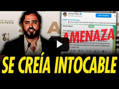 Embedded thumbnail for Video: ALVISE PÉREZ AMENAZA A UNA JUEZA Y PODRÍA SER DENUNCIADO